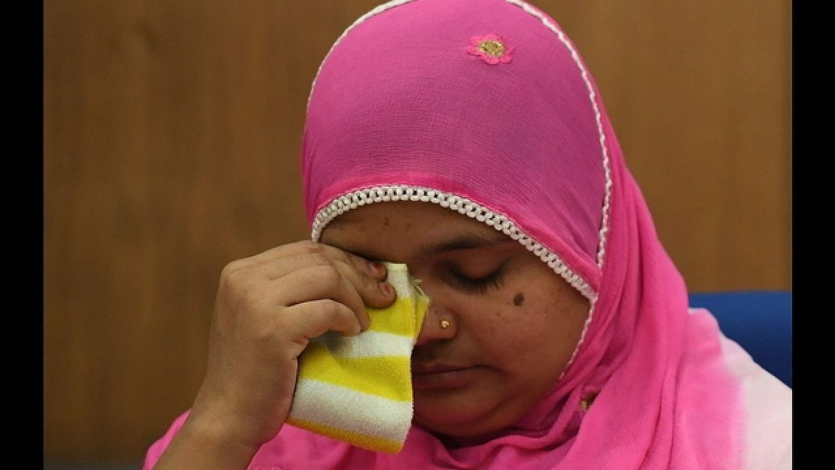 File image of Bilkis Yakub Rasool, who was gang-raped in 2002 during the post-Godhra riots.