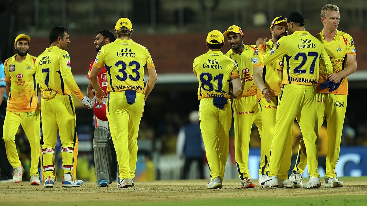 Chasing a modest 161-run target, Chennai Super Kings restricted Kings XI Punjab to 138/5.