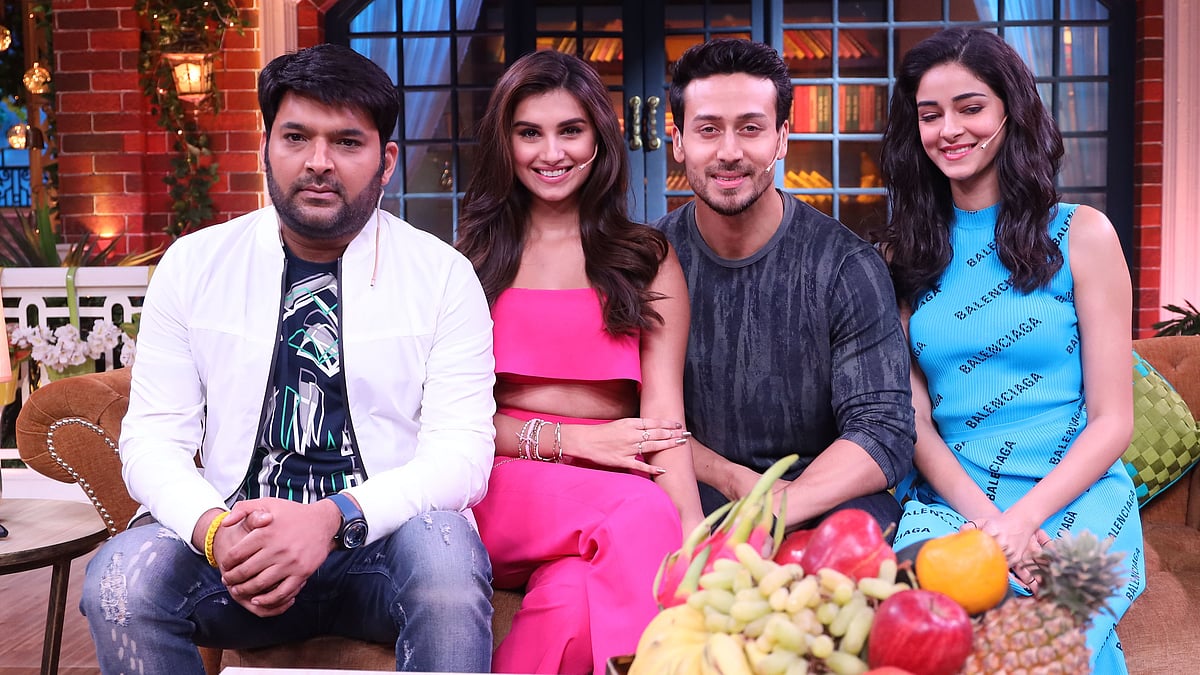 From L to R: Kapil Sharma, Tara Sutaria, Tiger Shroff and Ananya Panday.