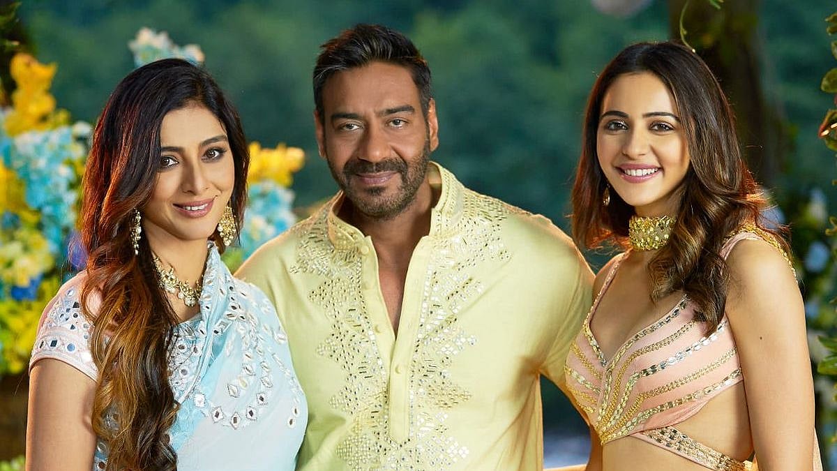 Ajay Devgn, Tabu and Rakul Preet Singh star in <i>De De Pyaar De</i>.