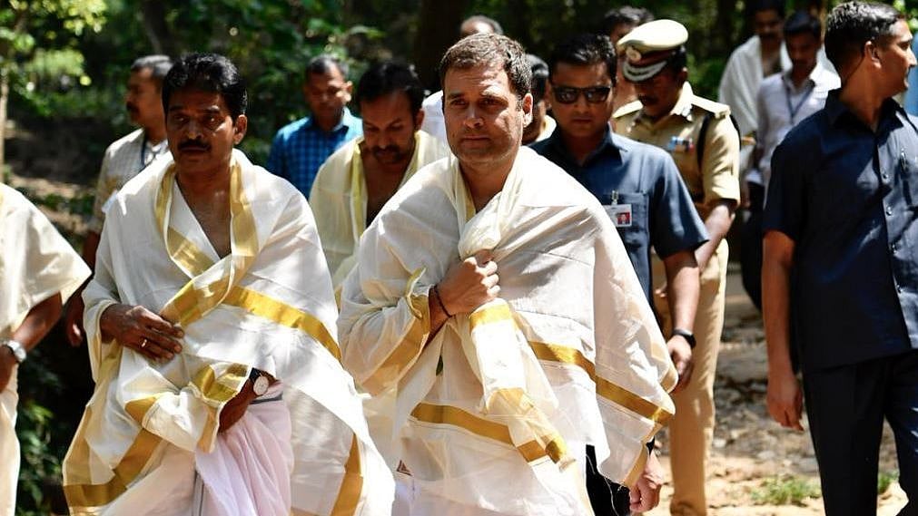 Rahul Gandhi offered prayers at Thirunelli Temple