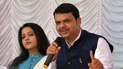 <div class="paragraphs"><p> Maharashtra's Deputy Chief Minister Devendra Fadnavis and wife Amruta Fadnavis.</p></div>