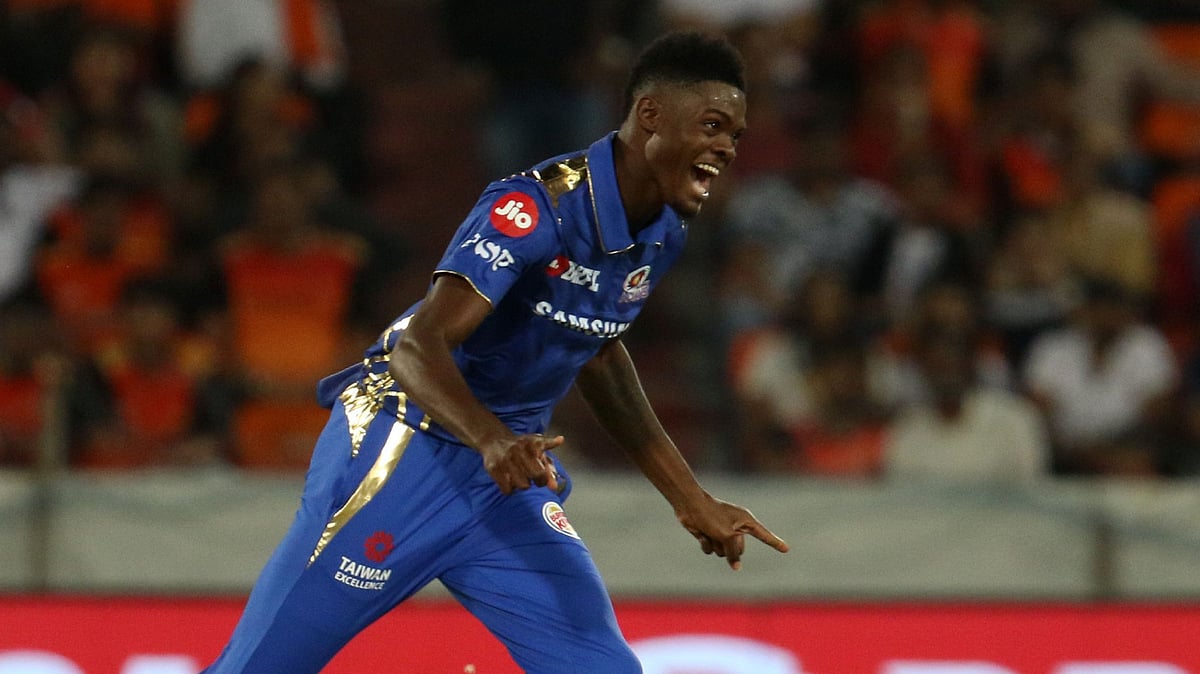 Alzarri Joseph’s rare feat helped Mumbai Indians register a 40-run win over Sunrisers Hyderabad in a low-scoring game.