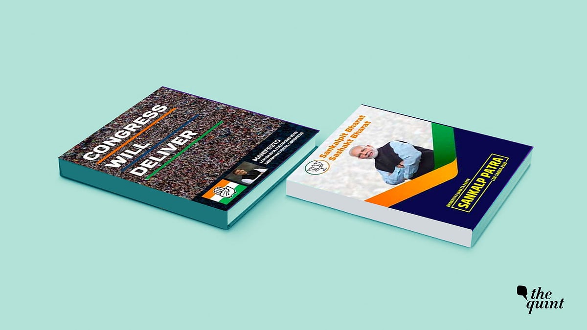 Image of the two parties’ manifestos used for representational purposes.