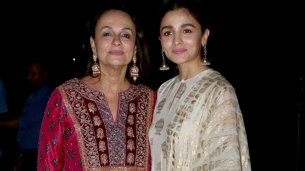 Alia Bhatt and Soni Razdan.
