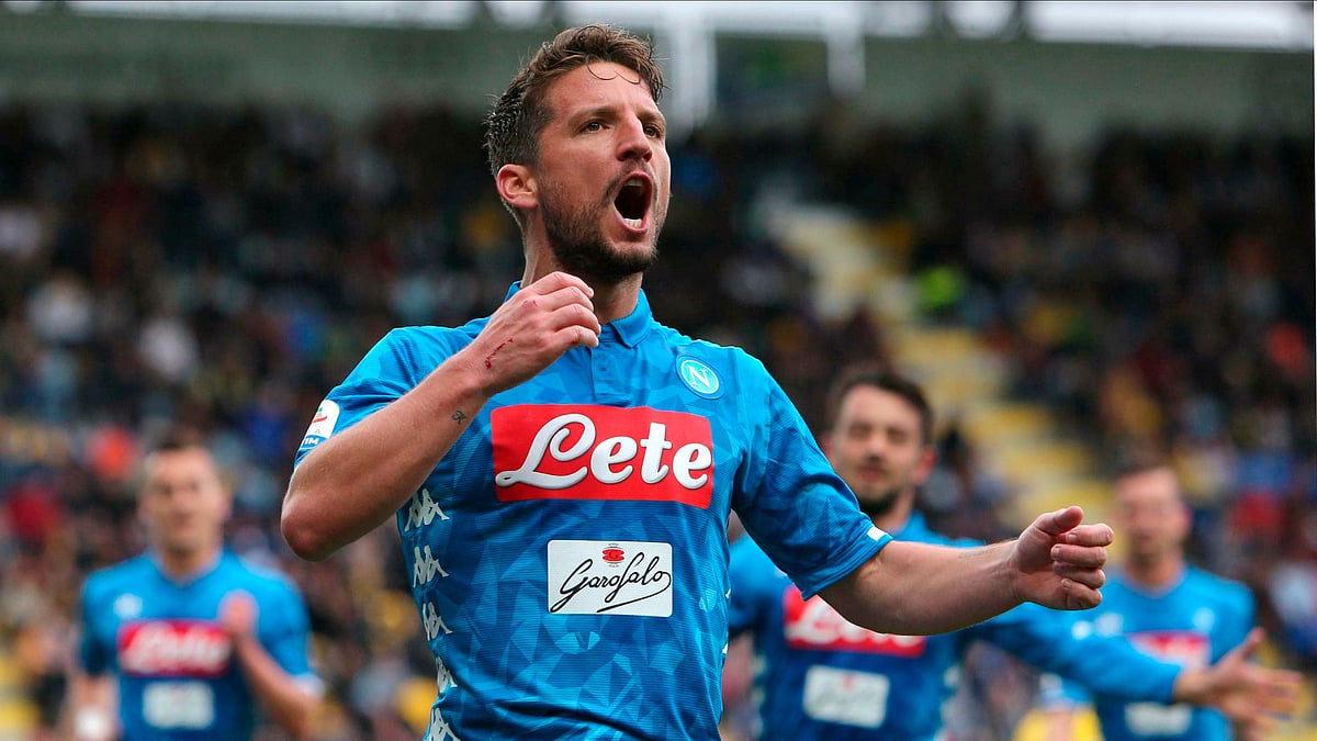 Dries Mertens matched Diego Maradona with his 81st Serie A goal for Napoli.