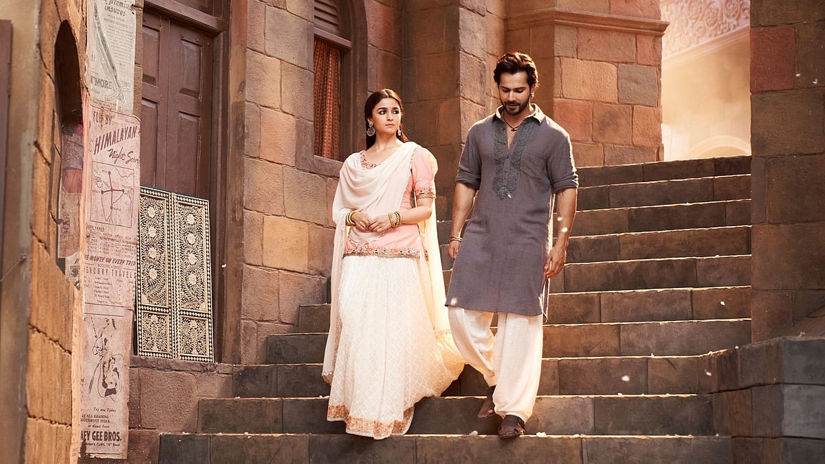 Alia Bhatt and Varun Dhawan in <i>Kalank</i>.