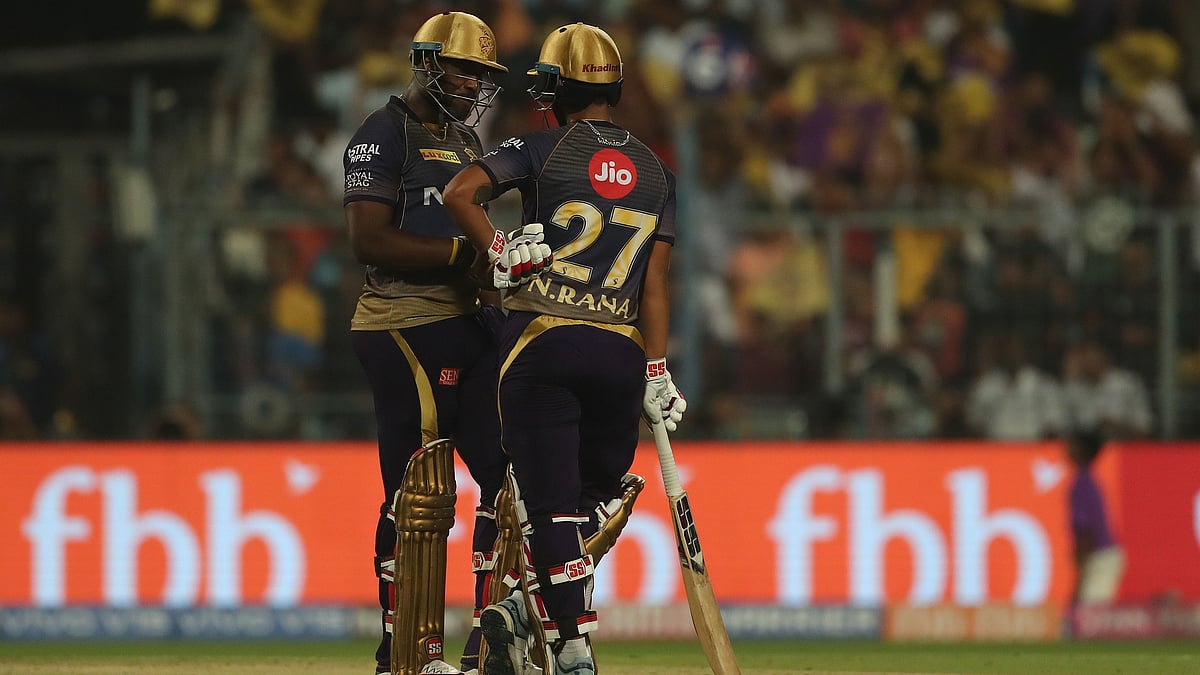 Russell and Rana added 118 for the fifth wicket to take the game till the last over.