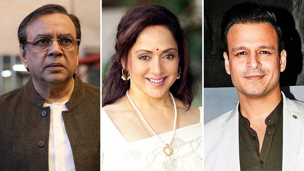 Paresh Rawal, Hema Malini and Vivek Oberoi campaign for BJP.