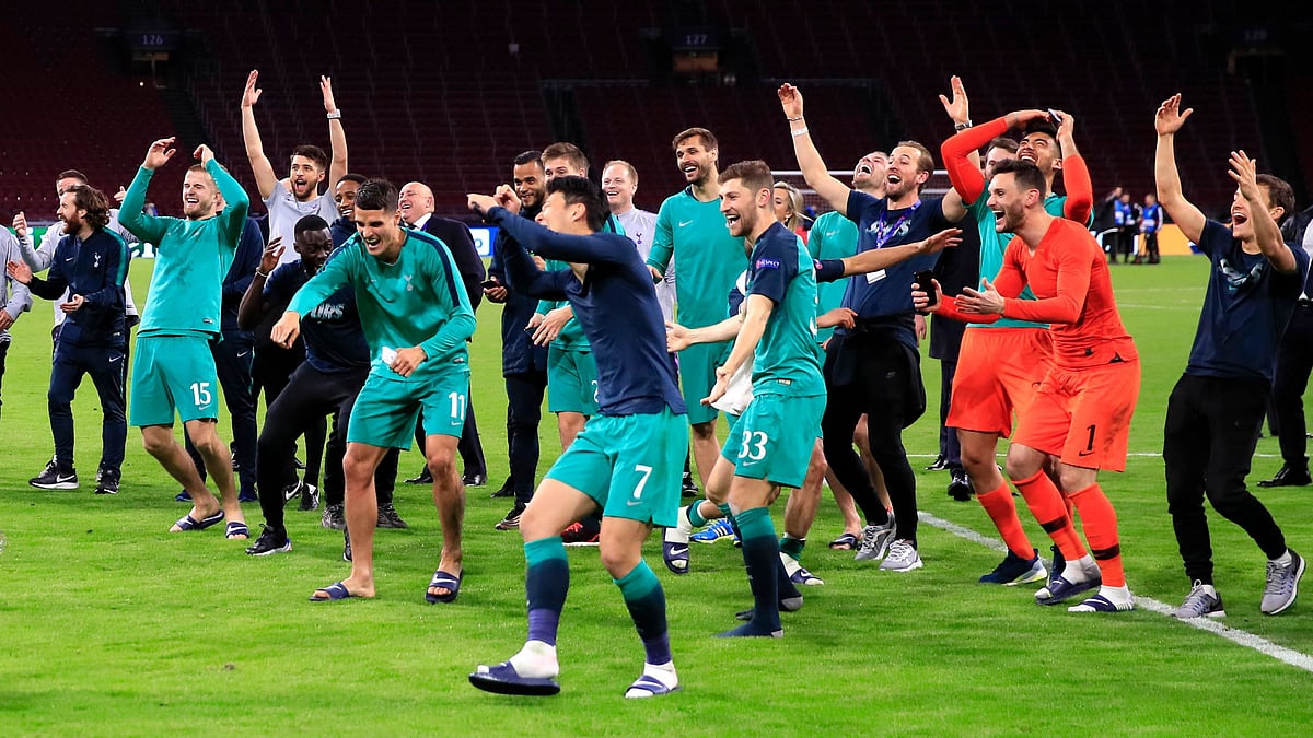 The Tottenham camp was on clud nine after a historic comeback against a dynamic Ajax side.