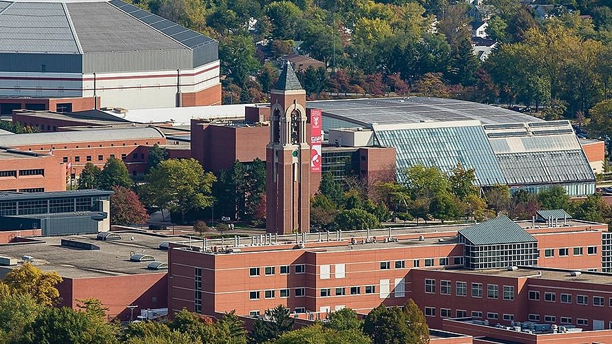 Seven people have been shot at an off-campus party near the Ball State University.