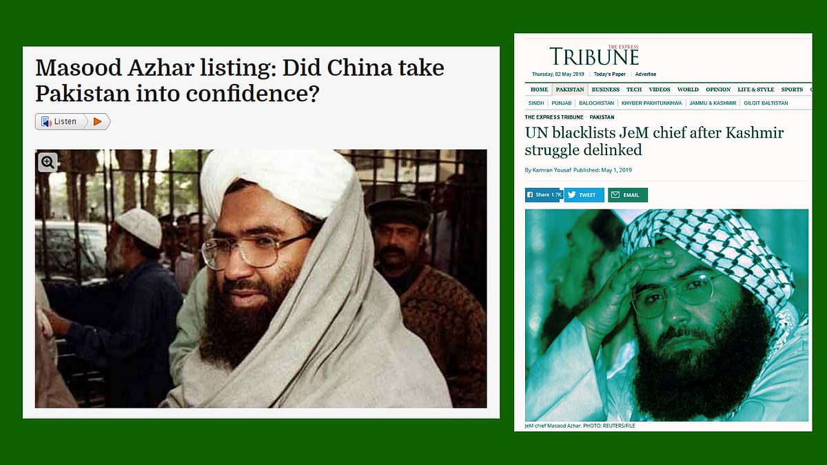 How was the news of Azhar’s Designation, and its implications, covered by the Pakistani media? 