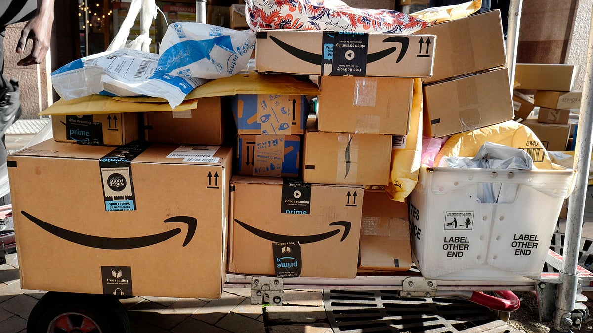 File photo of Amazon Prime boxes used for representation.