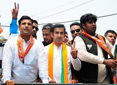 Former cricketer and BJP leader Gautam Gambhir. (Photo: IANS)