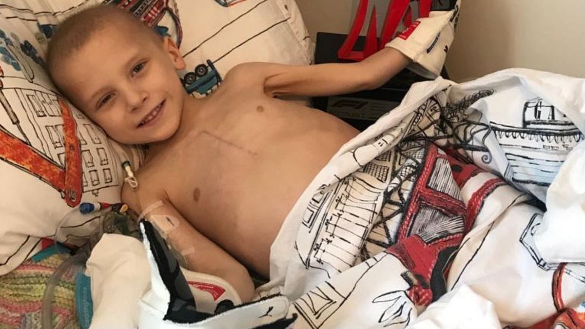 Harry Shaw, a five-year old who has Ewing’s sarcoma had earlier sent Hamilton a good luck message through Instagram.