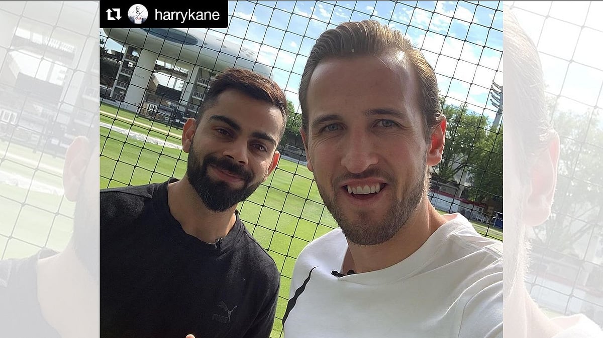 Abhishek Bachchan trolled Virat Kohli for his picture with Harry Kane.