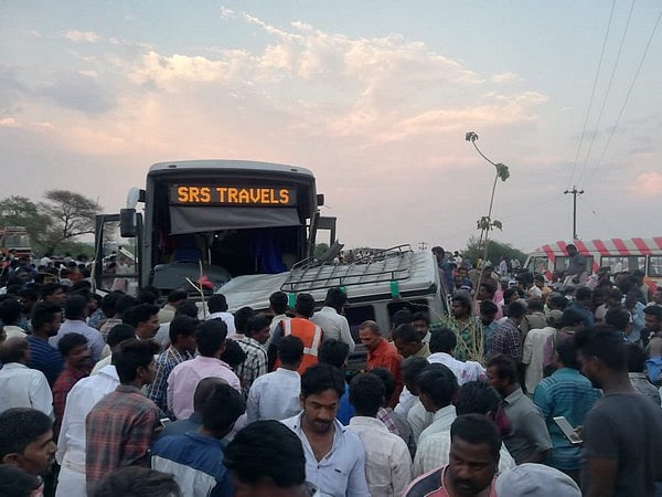 The road accident happened on Bengaluru highway.