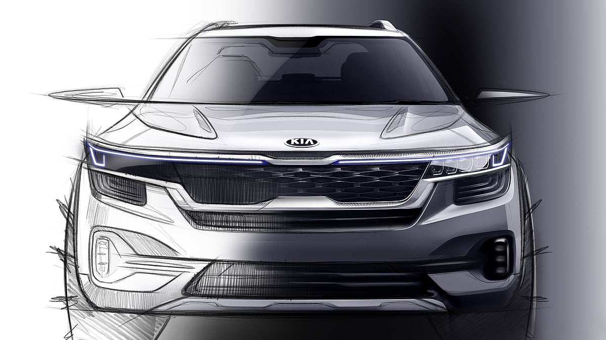 Kia SP concept sketch.&nbsp;