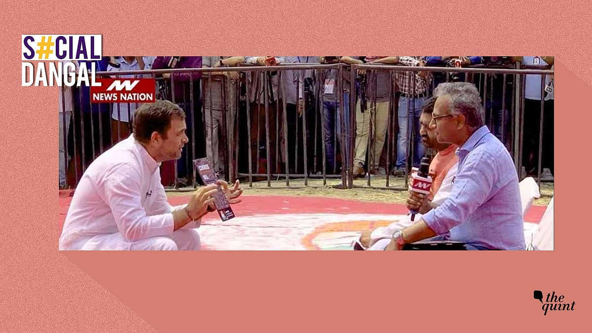 Rahul Gandhi took a dig at Modi’s latest ‘scripted’ interview. 