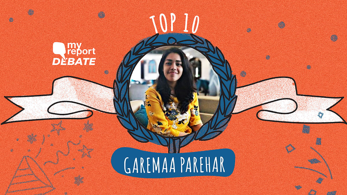 Garemaa Parihar’s essay is among the Top 10 of the My Report Debate II.
