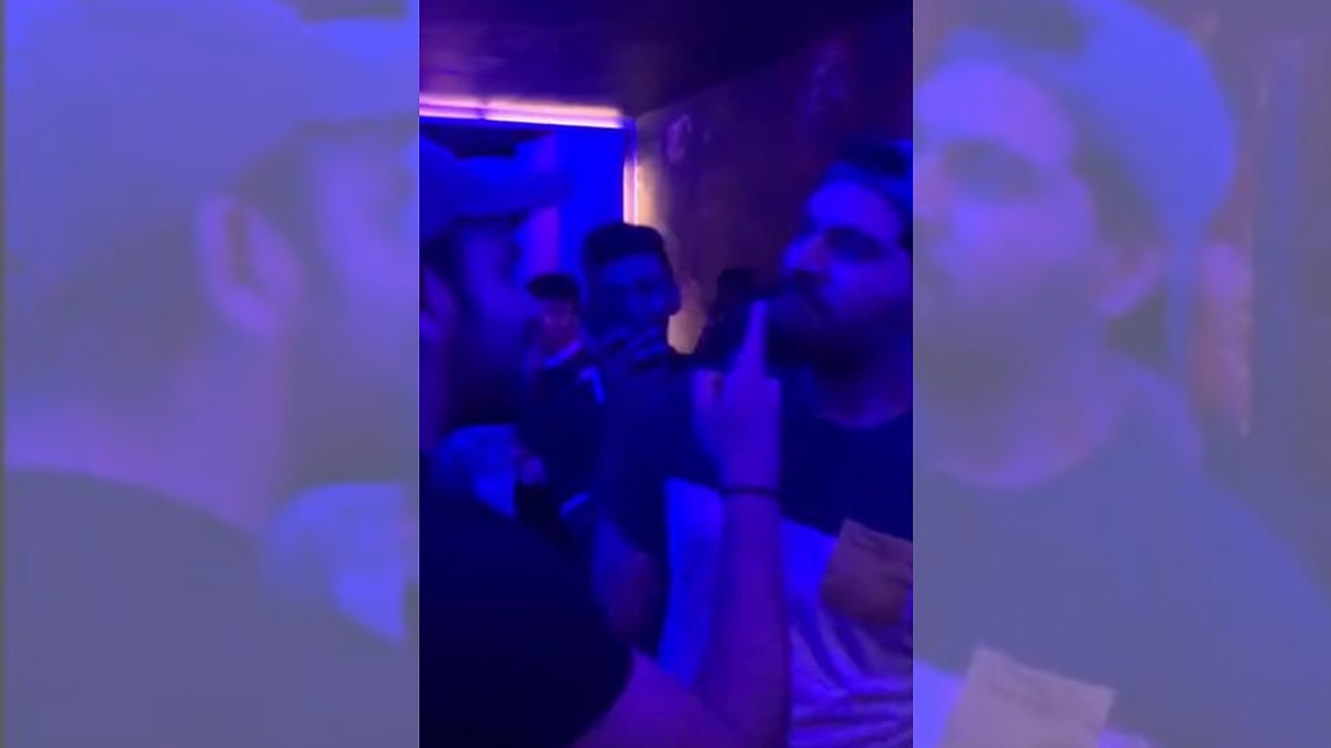 Mumbai Indians skipper Rohit Sharma and veteran southpaw Yuvraj Singh celebrated their IPL 2019 win in style.