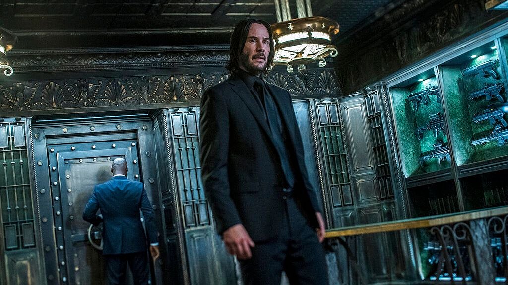 Keanu Reeves as hitman John Wick in <i>Parabellum</i>.