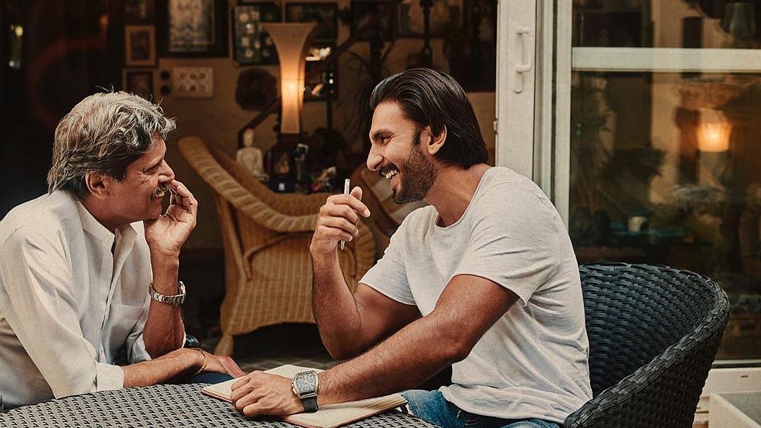 Kapil Dev and Ranveer Singh.