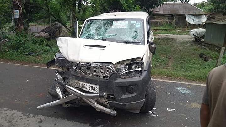 Shantanu Thakur, who is the grandson of the Matua community matriarch late Binapani Devi was left injured.