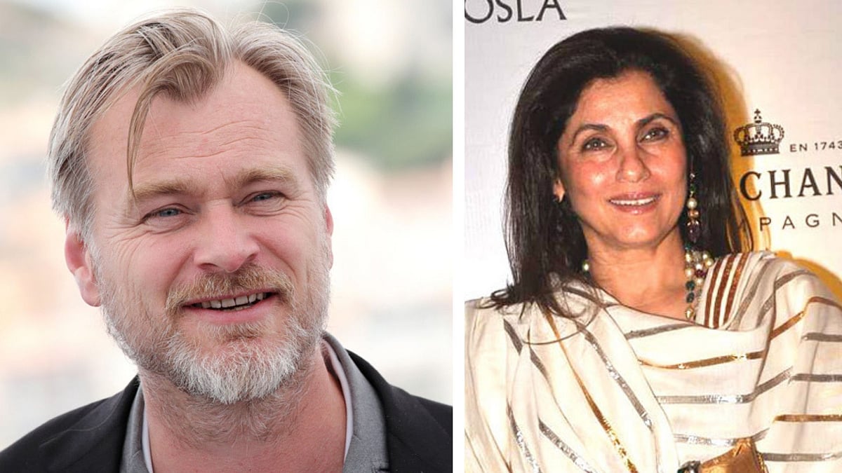 Christopher Nolan and Dimple Kapadia.