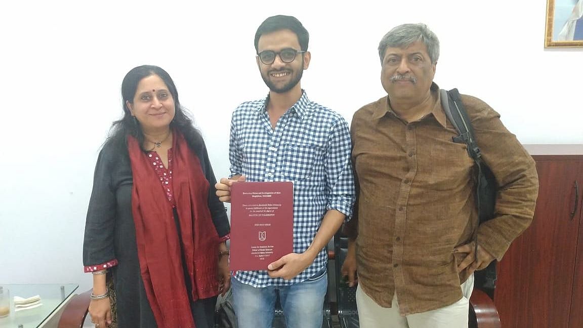 Student Activist Umar Khalid’s PhD thesis was accepted by JNU on Tuesday. 