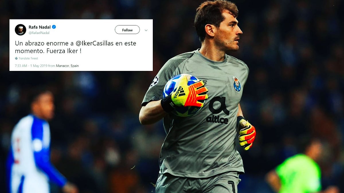 Legendary Spanish goalkeeper, suffered a heart attack while training in Portugal on Wednesday