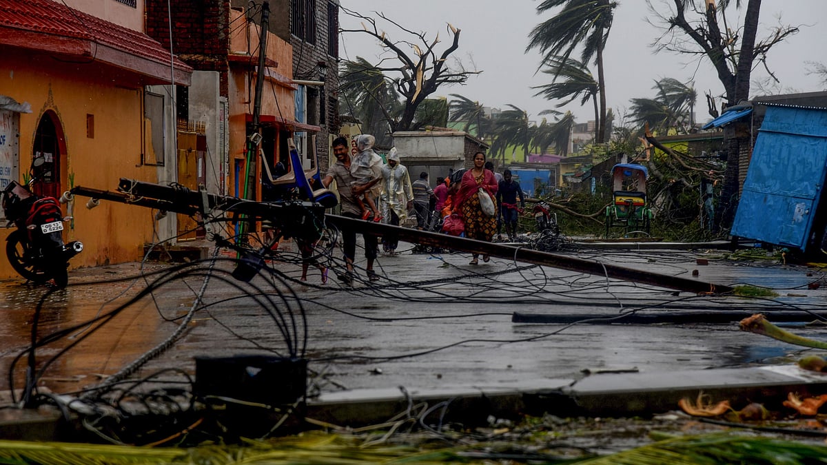 A view of the destruction caused by Cyclone Fani in Puri. Photo used for representation. 