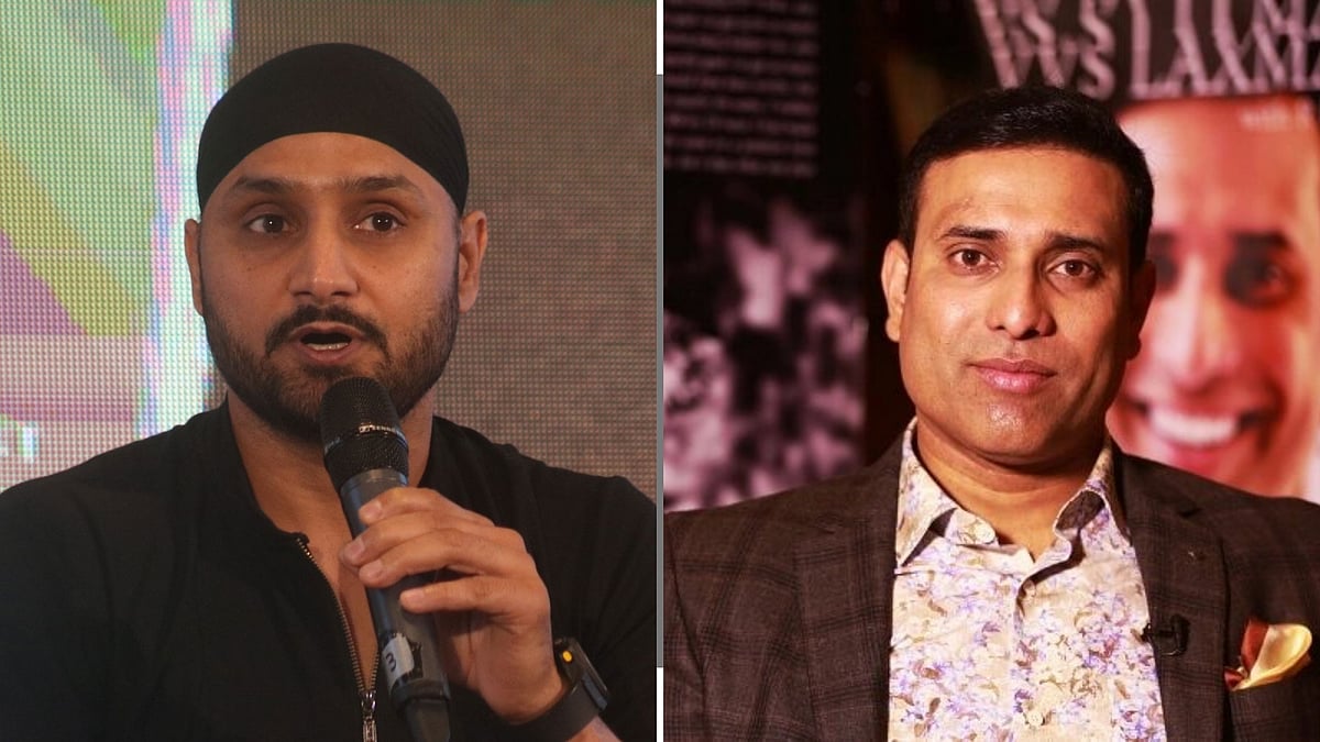 File image of Harbhajan Singh (left) and VVS Laxman.