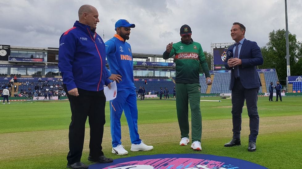Bangladesh won the toss and opted to bowl against India in the warm-up watch of the ICC World Cup.