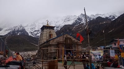 Badrinath Temple. (Photo: Siddhartha Dutta/IANS)