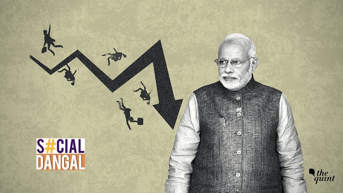 Twitter was quick to slam the Narendra Modi-led government over the dismal state of employment generation in the country.