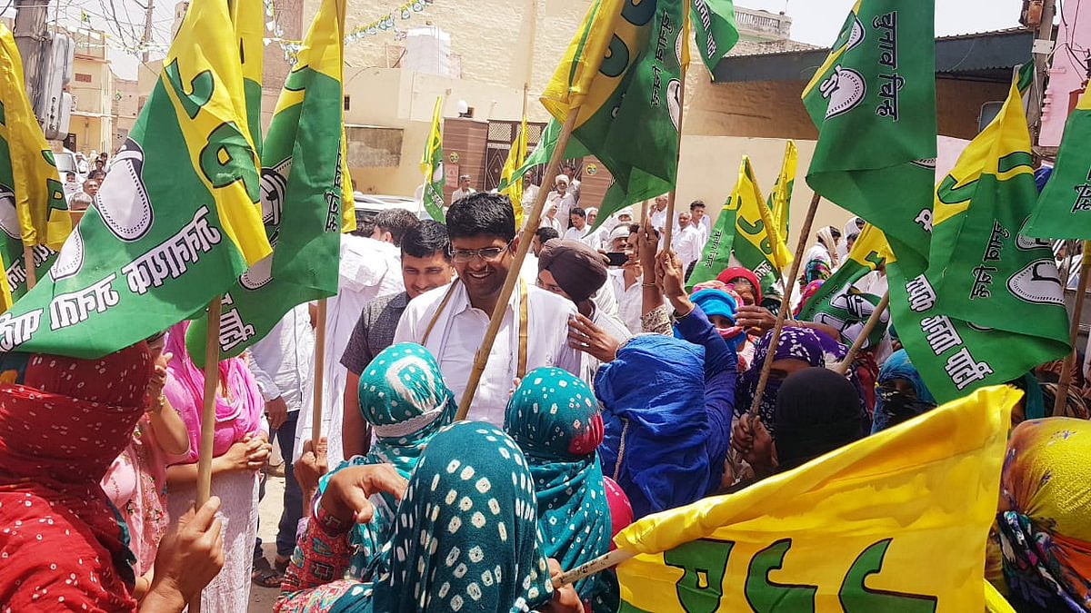 Jannayak Janta Party leader Dushyant Chautala.