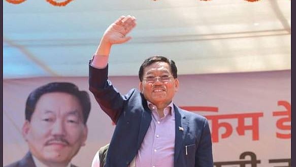 File photo of Chief Minister of Sikkim Pawan Chamling has been in office for 25 years now.
