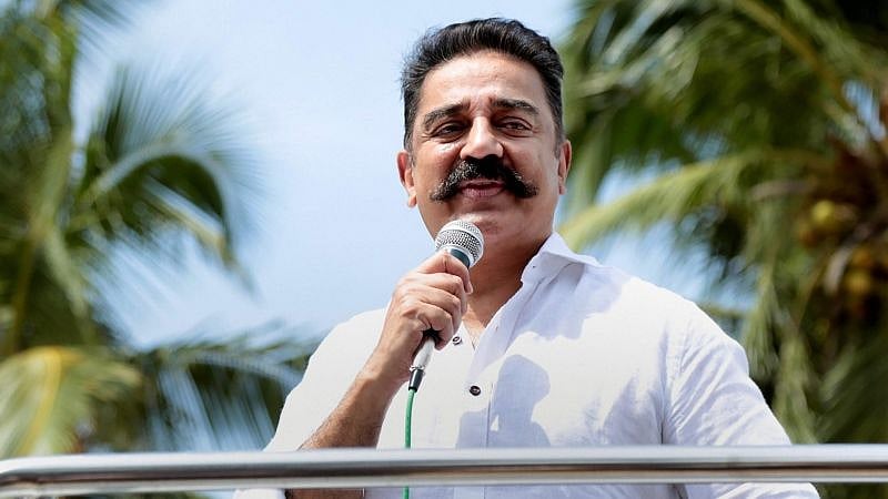 Actor and Makkal Needhi Maiam (MNM) Chief Kamal Haasan. 