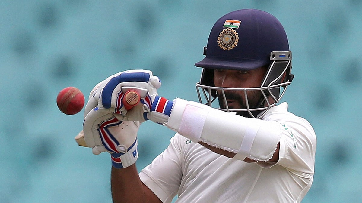 Ajinkya Rahane scored a brilliant century on his County debut for Hampshire.