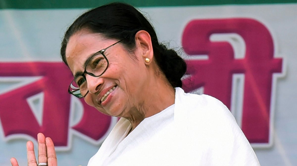 Mamata Banerjee at an election campaign rally at Debra in West Midnapore district on 8 May 2019. 