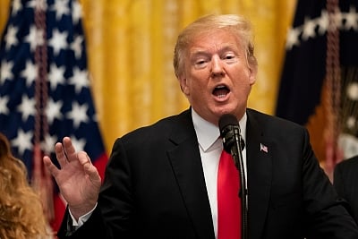 U.S. President Donald Trump. (File Photo: Xinhua/IANS)