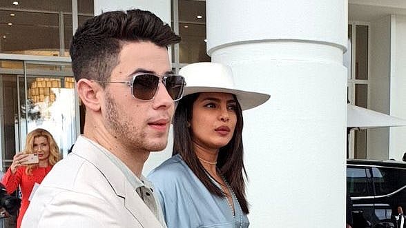 Priyanka Chopra & Nick Jonas at Cannes Film Festival 2019.