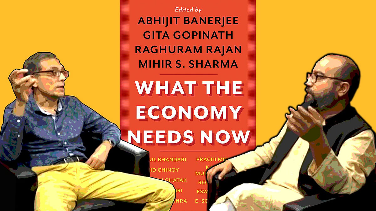 Abhijit Banerjee and Mihir Sharma.