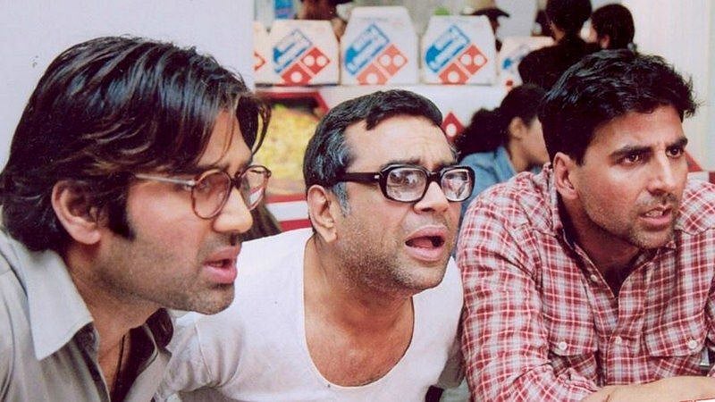 A still from <i>Hera Pheri</i>.