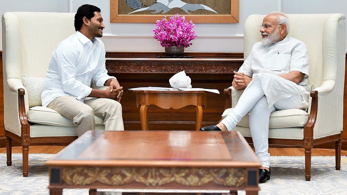 Prime Minister Narendra Modi with Andhra Pradesh Chief Minister-elect Jagan Mohan Reddy. 