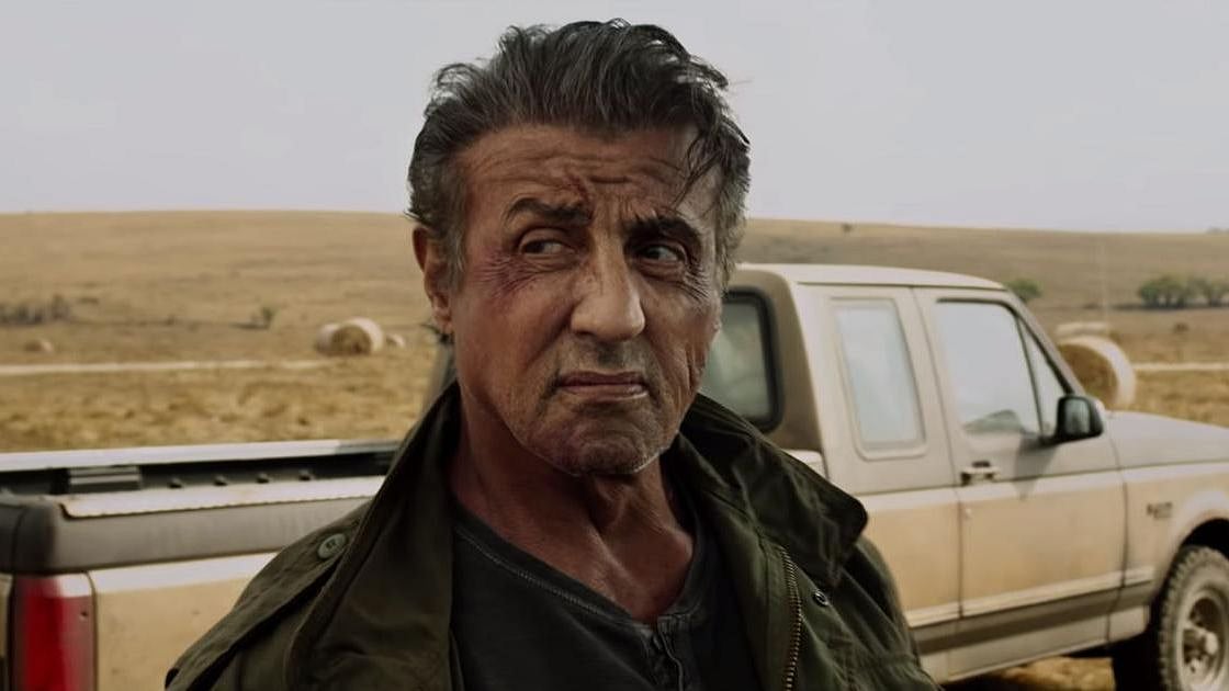 Sylvester Stallone in a still from <i>Rambo: Final Blood</i>.