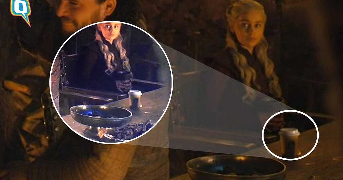 Game of Thrones Latest Episode: Starbucks Coffee Mug Spotted by Fans In  Front of Daenerys
