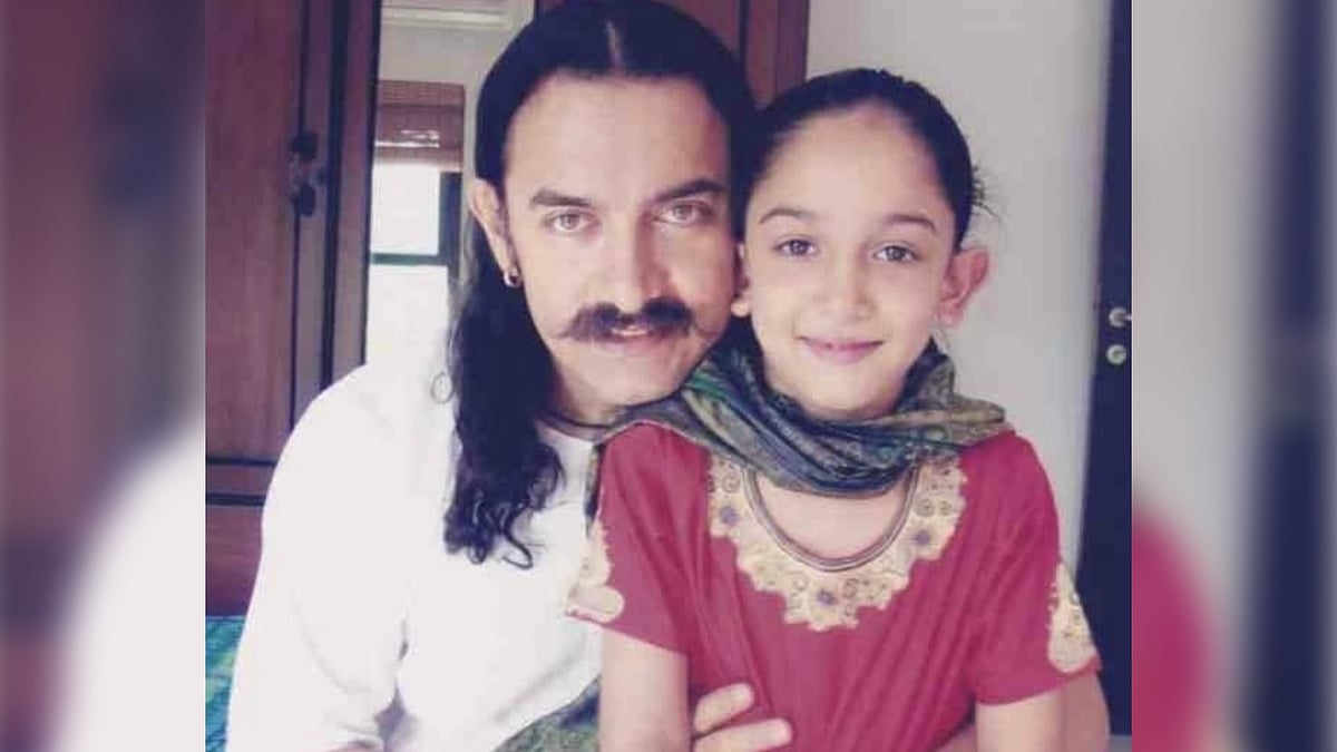 Aamir Khan with daughter Ira Khan.
