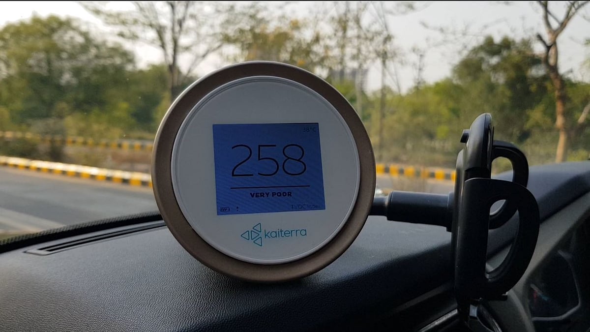 The air contaminated by TVOCs inside cars can be pretty toxic.